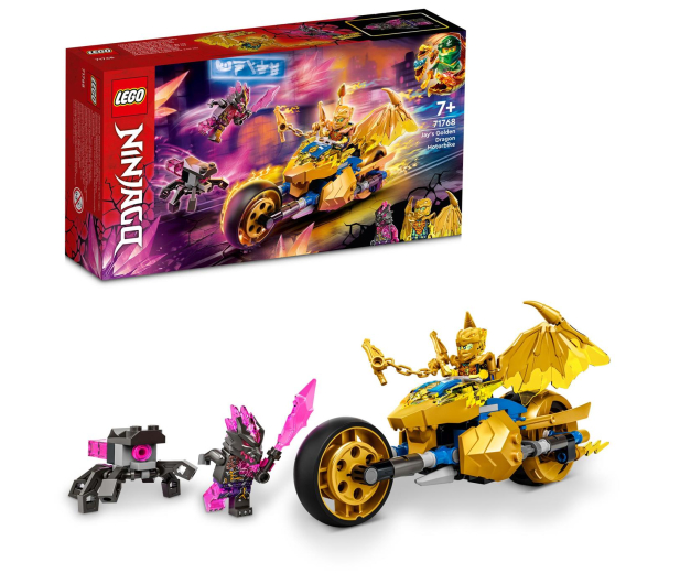 LEGO NINJAGO® 71768 Złoty smoczy motocykl Jaya - 1088229 - zdjęcie 2